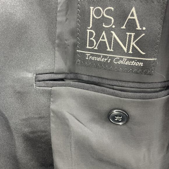 Jos A Bank Travelers Men’s 42R Black Tuxedo Dinner Jacket Tailored Fit $795 NWT - Picture 8 of 9